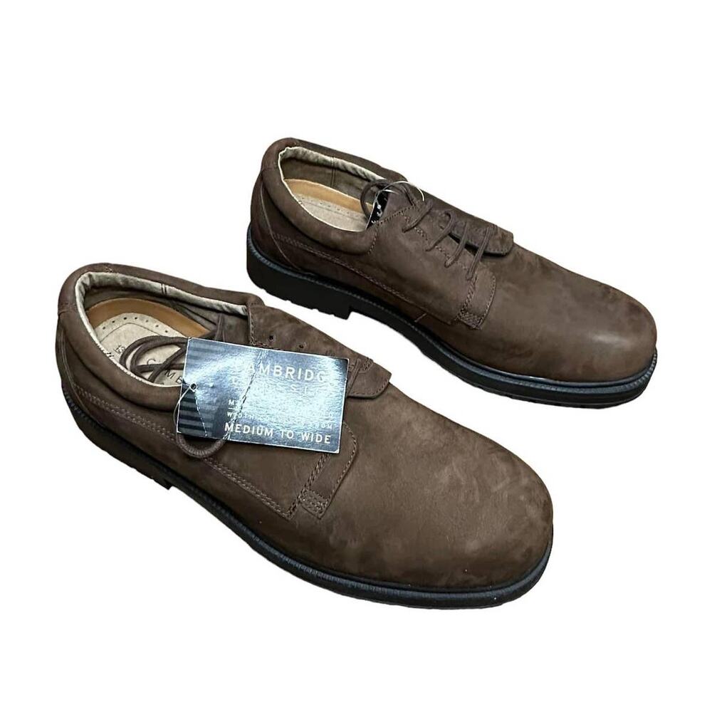 Cambridge Classics Brown‎ Multi-Fit Oxfords Lace Up Shoes Size 13 NEW